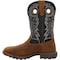 Rocky Men's Waterproof Western Boot, 8 M, Steel Toe, 11 in H, Brown, RKW0356 RKW0356 - alternate 2